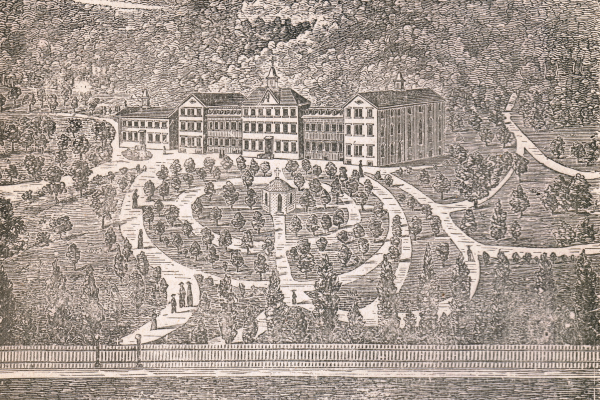 19世纪80年代校园圣弗朗西斯学院形象
